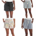 Briggs Ladies Linen Blend Pull On Shorts. Fixed Price $15.25.
