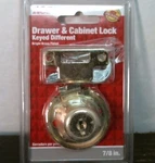 Ace 5431564 Drawer & Cabinet Lock, Keyed Different, Bright Brass, Free Shipping. Fixed Price $10.00.