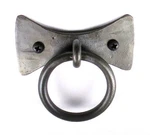 Ring Pull Cabinet Drawer Drop Handle Wrought Iron Rustic Dresser Furniture Door. Fixed Price $11.81.