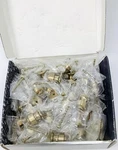 41-PACK Convex 133-25 Gold Push Button With Key Lock Brass Door Cabinet Handles. Fixed Price $169.99.