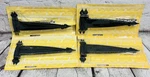 Vintage Amerock Merit Strap Hinges 6.5IN Offset 3/8IN Nos 4. Fixed Price $39.00.
