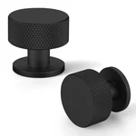 6 Pack Matte Black Knobs For Kitchen Cabinets & Dresser Drawers, Roun.... Fixed Price $23.48.