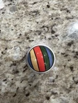 Rainbow Cabinet Knobs Colorful Drawer Handle Round Door Pulls Betsy Field Design. Fixed Price $7.50.