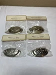 Lot Of 4 Pottery Barn Pewter Nickel Vintage Bin Pull Drawer Hardware Nip. Fixed Price $21.85.