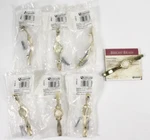 (6) Amerock Bright Brass Drawer Cabinet Pull BP861-3 3" On Center Nos. Fixed Price $11.24.