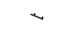 Contemporary Cabinet Pull 4", Pommel, Solid Brass Paint Black. Fixed Price $26.18.