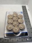 10-MAINSTAY Wood Finish Smooth Cabinet Door Pull Knobs W/screws JA-926H. Fixed Price $12.50.