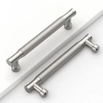 Coinkoly 10 Pack 5'' Brushed Nickel Knurled Cabinet Handles Satin Drawer. Fixed Price $64.70.