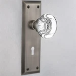 Nostalgic Warehouse 712276 PASSAGE-2.375" Antique Pewter New York Plate With .... Fixed Price $80.10.