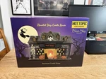 Blue Sky Hot Topic Haunted House Tea Light Holder 11 1/4 6 8 New In Box. Fixed Price $65.00.