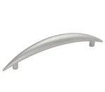 Belwith Curved Pointed End Pulls Knobs Handles, Set Of 6, Pearl Nickel Modern. Fixed Price $7.49.
