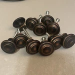 Amerock INSPIRATIONS:1-5/16" Oil Rubbed Bronze Cabinet Knob BP1586ORB(LOT Of 11). Fixed Price $14.99.