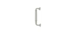 10" Center To Traditional Style Surface Mount Door Pull With Rosette Bru. Fixed Price $115.65.