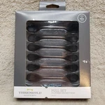 Set Of 6 Threshold Drawer Cabinet Pull Handle Oil Rubbed Bronze New. Fixed Price $23.99.