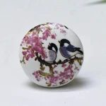 Printed Ceramic Knobs - Set Of 10 Bird For Kitchen Cabine.... Fixed Price $38.30.
