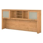 Pemberly Row Modern 72W Hutch For Shaped Desk In Maple Cross. Fixed Price $298.88.