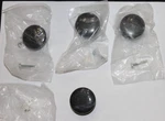 Lot Of 4 (1.5 Inch) Black Marble Round Knobs For Kitchen/bathroom/furniture Nos!. Fixed Price $15.99.