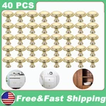 40 Pcs Stainless Steel Door Knobs Cabinet Handles Cupboard Drawer Kitchen Pull. Fixed Price $14.00.