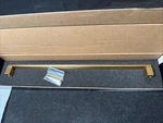 Alno A430-12-SB Satin Brass 12" Cabinet Handle/drawer Pull. Fixed Price $60.00.