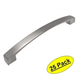 *25 Pack* Cosmas Cabinet Hardware Satin Nickel Arch Handle Pulls #616-160SN. Fixed Price $94.05.