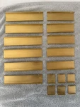 Emtek Cabinet/drawer Edge Pulls Satin Brass- Selling Whole Lot. Fixed Price $100.00.
