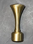 One Deco Solid Brass Lamp Finial Top Tall Tap 1/4-27 Knob. Fixed Price $12.50.