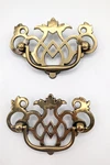 Vintage Kbc Brass Drawer Handles Pulls N17486 N17485 Chippendale Batwing 3/2.5. Fixed Price $14.95.