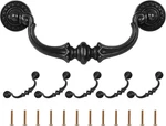 Supkiir 6 Pack Drawer Pulls Handles, 5.5" Hole Center Vintage Antique Black Kitc. Fixed Price $41.95.