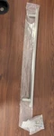 Emtek 87004US15 Mod Hex Appliance Pull, 18", Silver. Fixed Price $141.00.