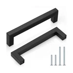 Probrico (30 Pack Black Cabinet Pulls Square Kitchen Ha... Usa Fast Ship. Fixed Price $63.43.