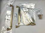 (5) Top Knobs Barrow Pulls & Gold Brushed New. Fixed Price $25.00.