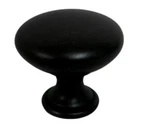 Jamison Collection J323-WB Mushroom Cabinet Knob 1-3/16 Inch Weathered Black. Fixed Price $13.23.