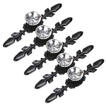 Sumnacon 5 Pcs 4.7" Drawer Dresser Knobs Pull Handles - Inch, Black. Fixed Price $14.20.