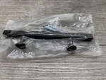 Lews Hardware 71-112 Black Round Bar 3" Center To Cabinet Pull. Fixed Price $13.25.