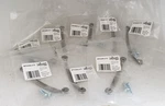 Lot Of 8 Amerock 3.75 C2C Brushed Satin Nickel Arch Cabinet Round Disc Pulls G10. Fixed Price $34.03.