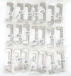 Jvj Hardware 21PCS Of Cabinet Pulls, Polished Satin Nickel 96MM C/c - 77746. Fixed Price $28.80.