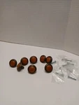 Lot Of 8 Cosmas Cabinet Knobs Pulls Door Drawer 1/4" Round X 1". Fixed Price $9.99.