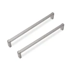10 Pack Brushed Satin Nickel Cabinet Pulls Knurled 12-5/8 Inch Hole Centers K.... Fixed Price $118.82.
