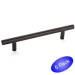 *5 Pack* Cosmas Cabinet Hardware Oil Rubbed Bronze Euro Bar Pull #305-4ORB. Fixed Price $12.09.