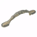 Lot Of (20) Nouveau Antique Mist Hickory P7334-AM Chartres Cabinet Pull, 3". Fixed Price $39.99.