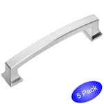 *5 Pack* Cosmas Cabinet Hardware Satin Nickel Contemporary Pulls #755-4SN. Fixed Price $14.80.