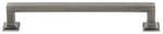 Grandeur Gen-pull Geneva 6" Center To Solid Brass Square Grey. Fixed Price $34.50.