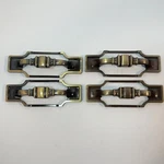 4 Amerock Handle Set Bar Frame Cabinet Drawer #235-1 Antique Brass Mcm 1970S. Fixed Price $29.99.