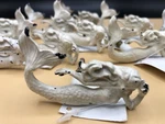 Mermaid Knob Distressed White Metal Drawer Pull Nautical Decor Beach - Lot Of 12. Fixed Price $66.00.