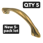 5-PACK Amerock BP1394-R1 Regency Brass 3"CC Arch Cabinet Handle Pull Radiance. Fixed Price $29.99.