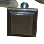 Amerock Manor 1" Weathered Nickel Square Drawer Door Pull Knob Lot Of 11 New. Fixed Price $25.00.