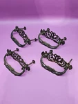 Lot 4 Furniture Drawer Cabinet Pull Victorian Salvage Hardware Open Work 3". Fixed Price $34.99.