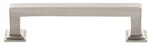 Grandeur GEN-PULL-4 Geneva 4" Center To Solid Brass Square Nickel. Fixed Price $33.00.