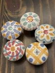 5 Ceramic Drawer Pull Knobs Handles Door Furniture Cabinet Cupboard 2" Diameter. Fixed Price $14.95.