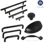 Swiss Kelly Hardware Matte Black Kitchen Cabinet Handles Drawer Pulls. Fixed Price $42.75.